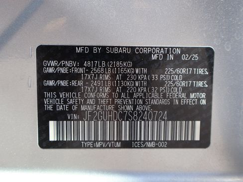Used 2025 Subaru Crosstrek 2.5i Premium AWD/4WD image 45