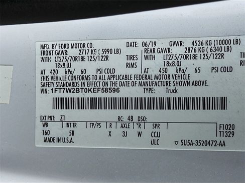 Used 2019 Ford F250 Lariat w/ Lariat Value Package image 38