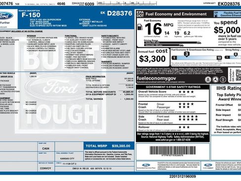 Used 2014 Ford F150 STX w/ Equipment Group 201A Mid image 32