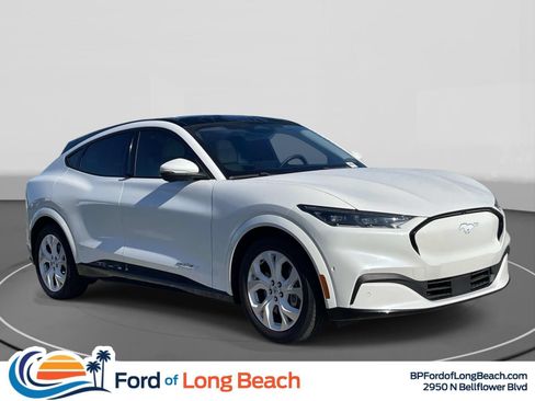 Used 2022 Ford Mustang Mach-E Premium w/ Ice White Appearance Package RWD image 1