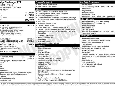 Used 2023 Dodge Challenger R/T w/ Plus Package RWD image 71