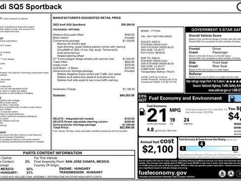 Used 2022 Audi SQ5 Premium w/ Convenience Package image 5