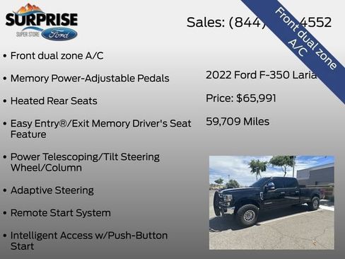 Used 2022 Ford F350 Lariat w/ Lariat Ultimate Package AWD/4WD image 21