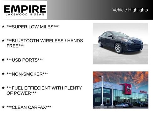 Used 2011 MAZDA MAZDA3 i Sport FWD image 2