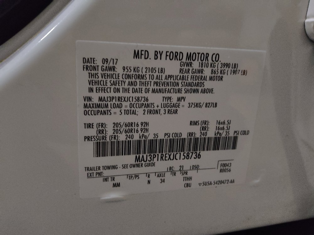Used 2018 Ford EcoSport S FWD image 33