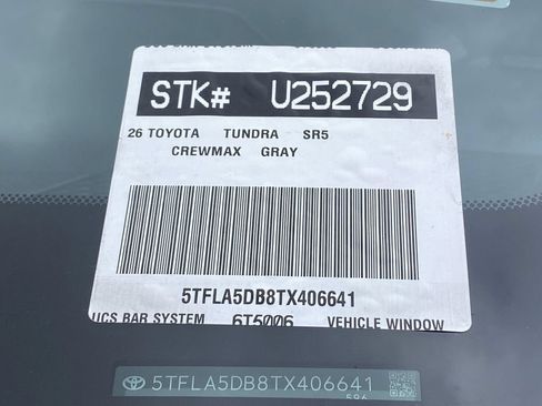 Certified 2026 Toyota Tundra SR5 w/ TRD Off-Road Package AWD/4WD image 37