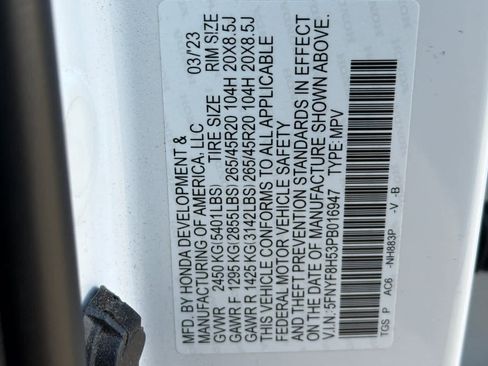 Certified 2023 Honda Passport EX-L image 29