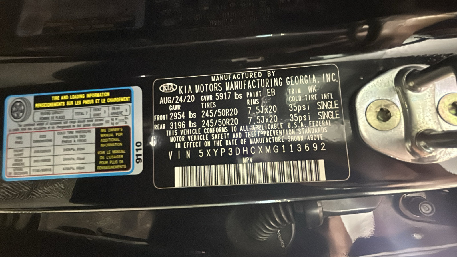 Used 2021 Kia Telluride EX w/ EX Premium Package AWD/4WD image 12