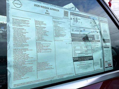 New 2026 Nissan Armada SL w/ Captain's Chari Seat Package image 15