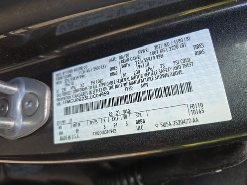 Used 2020 Ford Escape SE Sport FWD image 32