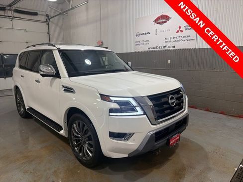 Used 2024 Nissan Armada Platinum w/ Captain's Chairs Package image 1