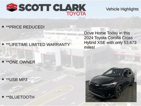 Used 2024 Toyota Corolla Cross AWD Hybrid w/ Convenience Package image 12