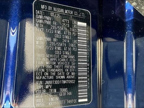 New 2026 Nissan Rogue Platinum w/ Platinum Premium Package image 8