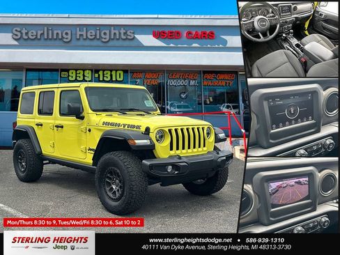 Used 2022 Jeep Wrangler Unlimited Sport AWD/4WD image 1