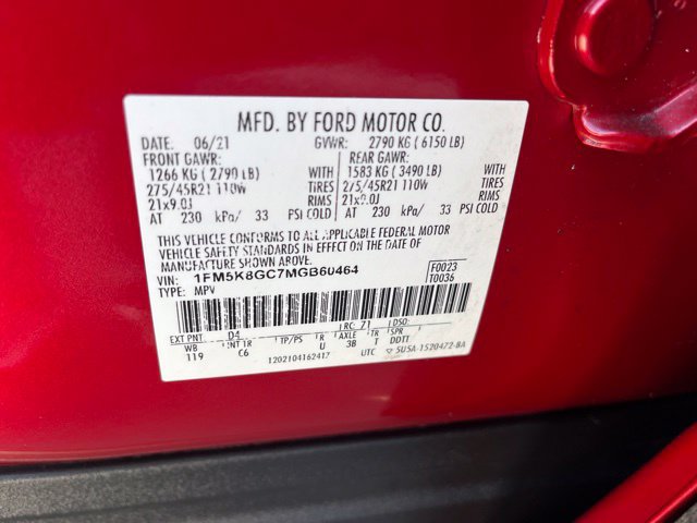 Used 2021 Ford Explorer ST w/ Equipment Group 401A AWD/4WD image 19