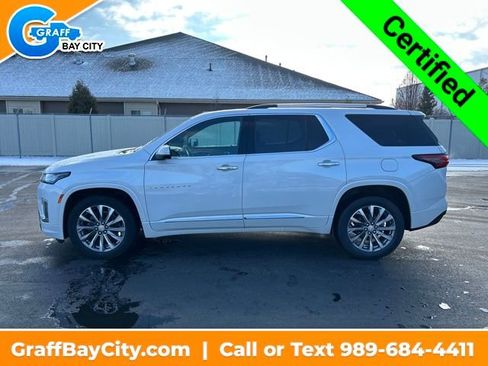 Certified 2023 Chevrolet Traverse Premier w/ LPO, Floor Liner Package image 2