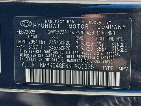 Certified 2025 Hyundai Palisade XRT FWD image 34