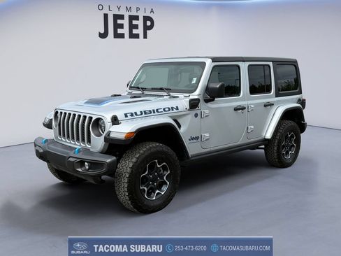 Used 2023 Jeep Wrangler Unlimited Rubicon 4xe AWD/4WD image 1