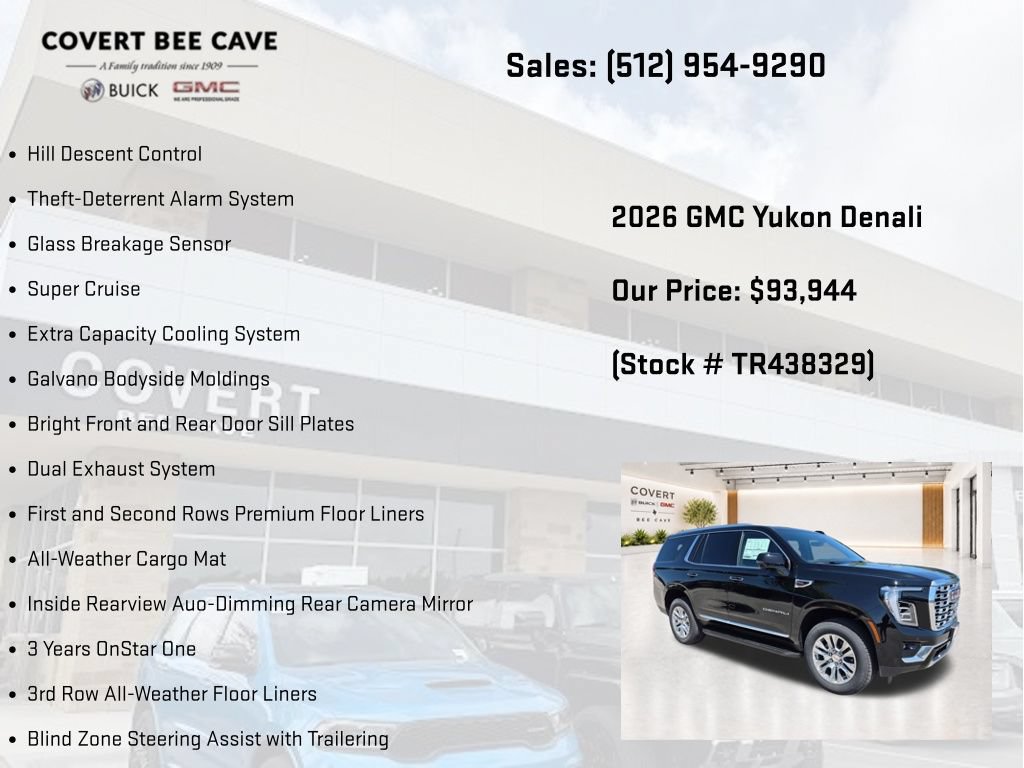 New 2026 GMC Yukon Denali w/ Advanced Technology Package AWD/4WD image 25