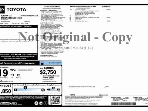 Used 2022 Toyota Tundra Platinum image 4