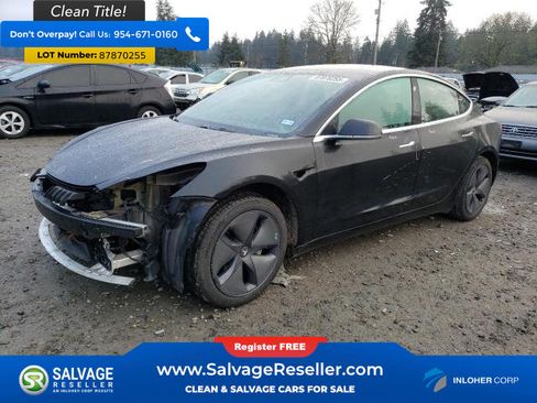 Used 2019 Tesla Model 3 AWD/4WD image 1