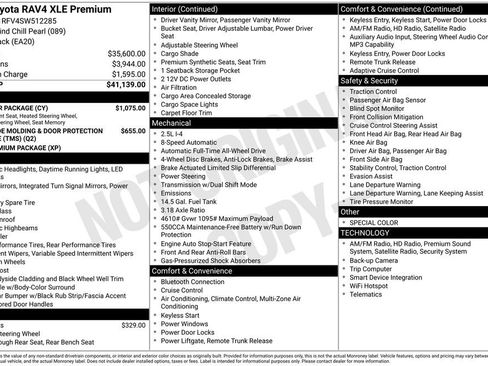 Used 2025 Toyota RAV4 XLE Premium w/ Weather Package AWD/4WD image 7
