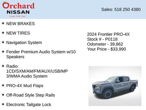 Used 2024 Nissan Frontier PRO-4X AWD/4WD image 7