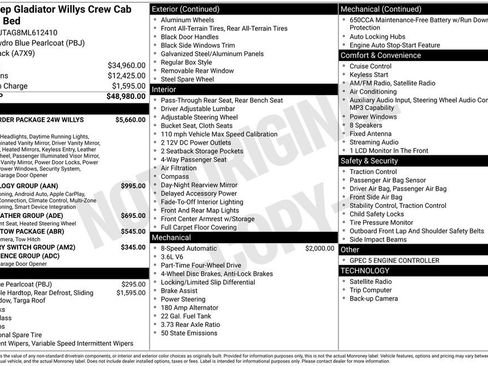 Used 2021 Jeep Gladiator Willys image 6