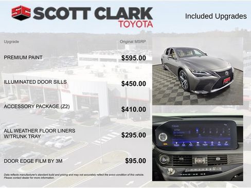 Used 2022 Lexus LS 500 AWD w/ Accessory Package (Z2) image 8