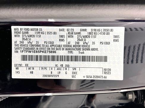 Used 2023 Ford F150 Lariat w/ Equipment Group 502A High AWD/4WD image 35