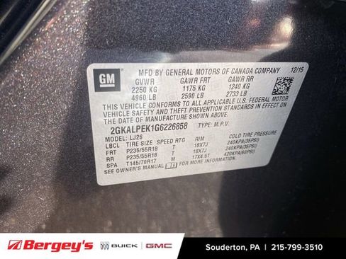 Used 2016 GMC Terrain SLT w/ Open Road Package image 36