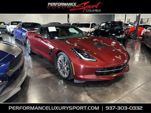 Used 2016 Chevrolet Corvette Stingray Convertible w/ 2LT Preferred Equipment Group RWD image 1