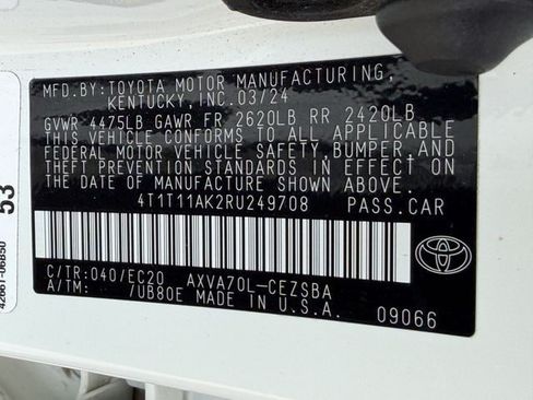 Certified 2024 Toyota Camry SE w/ Convenience Package FWD image 26