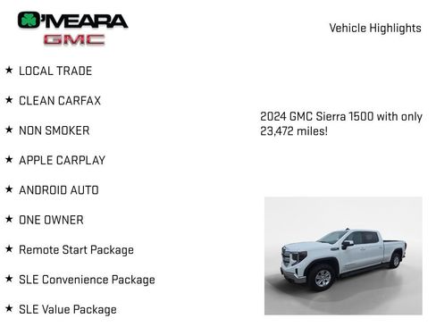 Used 2024 GMC Sierra 1500 SLE w/ Preferred Package AWD/4WD image 7