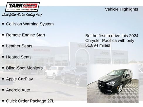 Certified 2024 Chrysler Pacifica Touring-L image 12