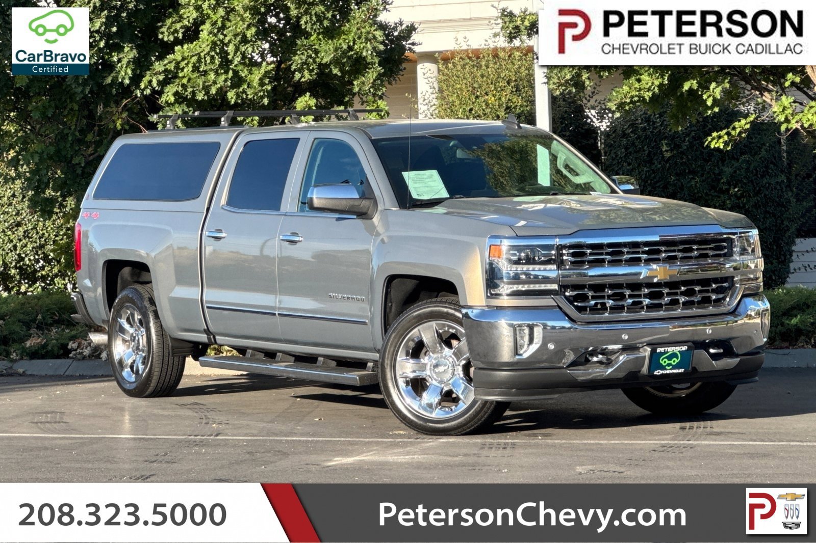 Certified 2017 Chevrolet Silverado 1500 LTZ w/ Sport Package AWD/4WD 360° Tour