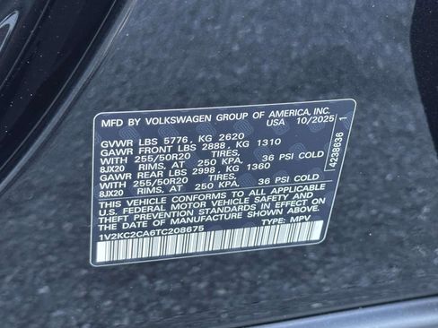 New 2026 Volkswagen Atlas Cross Sport SE image 16