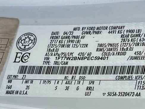 Used 2023 Ford F250 XLT w/ Snow Plow Prep Package image 33