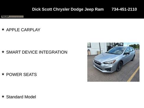 Used 2018 Subaru Impreza 2.0i AWD/4WD image 3