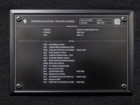 Certified 2018 Ferrari 488 GTB RWD image 82