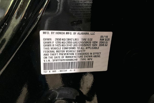 Used 2019 Honda Pilot Touring image 38