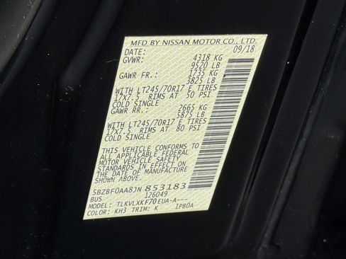Used 2018 Nissan NV 3500 SV w/ Navigation Package RWD image 20