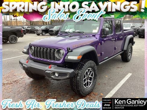 New 2026 Jeep Gladiator Rubicon w/ Steel Power Dome Hood Package image 3