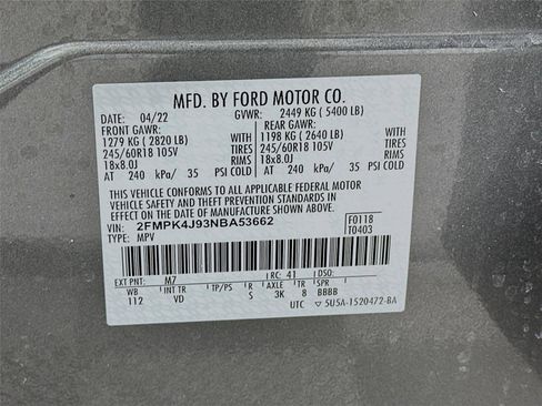 Used 2022 Ford Edge SEL w/ Cargo Accessory Package AWD/4WD image 23