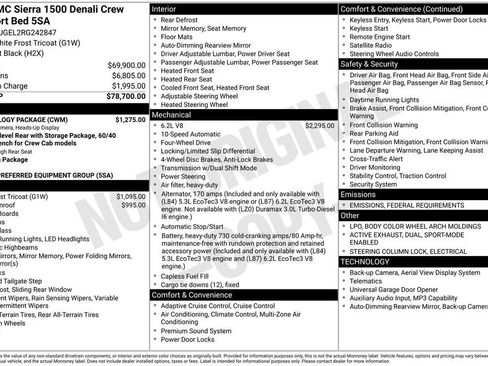 New 2024 GMC Sierra 1500 Denali w/ Technology Package image 40