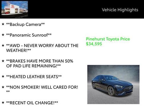 Used 2023 Mercedes-Benz C 300 4MATIC Sedan image 19