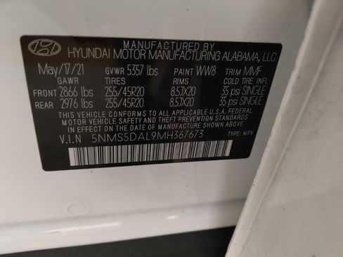 Used 2021 Hyundai Santa Fe Calligraphy AWD/4WD image 33