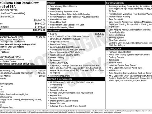 Used 2023 GMC Sierra 1500 Denali w/ Denali Reserve Package AWD/4WD image 38