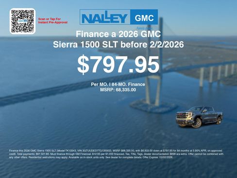 New 2026 GMC Sierra 1500 SLT w/ SLT Premium Plus Package image 7