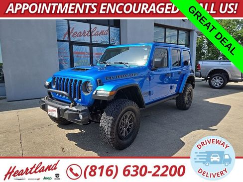 Used 2022 Jeep Wrangler Unlimited Rubicon w/ Trailer Tow Package AWD/4WD image 1